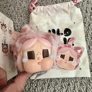 New Authentic POP MART Crybaby Wild But Cutie Confirmed Pendant- Pink Cutie